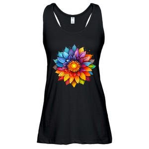 Sunflower Design For Women Men Flower Graphic Ladies Essential Flowy Tank