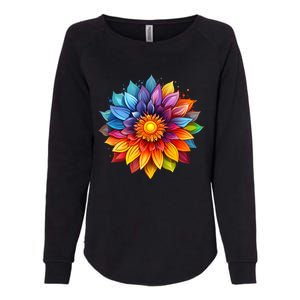 Sunflower Design For Women Men Flower Graphic Womens California Wash Sweatshirt