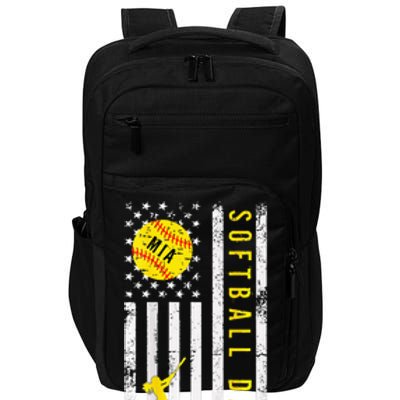 Softball Dad For Mia Impact Tech Backpack