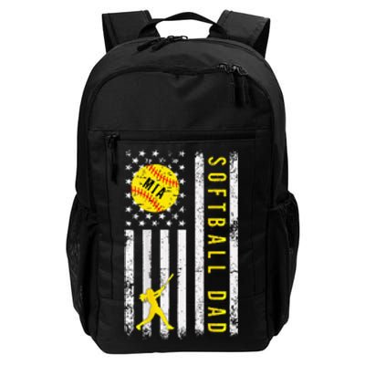 Softball Dad For Mia Daily Commute Backpack