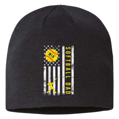 Softball Dad For Mia Sustainable Beanie