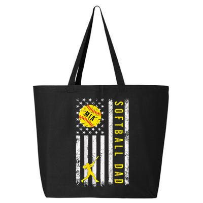 Softball Dad For Mia 25L Jumbo Tote