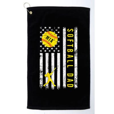 Softball Dad For Mia Golf Towel