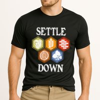 Settle Down Funny Tabletop Game Night Board Gaming Performance Shirt