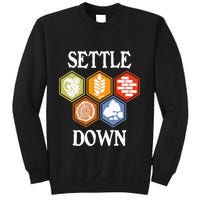 Settle Down Funny Tabletop Game Night Board Gaming Sweatshirt