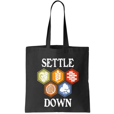 Settle Down Funny Tabletop Game Night Board Gaming Bag