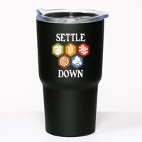 Settle Down Funny Tabletop Game Night Board Gaming Tumbler