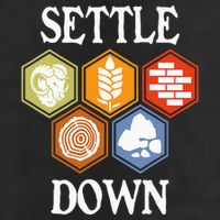 Settle Down Funny Tabletop Game Night Board Gaming Microfiber Hand Towel