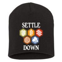 Settle Down Funny Tabletop Game Night Board Gaming Short Acrylic Beanie