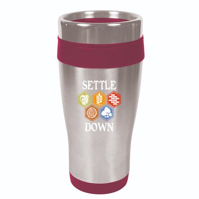 Settle Down Funny Tabletop Game Night Board Gaming 16oz Travel Tumbler