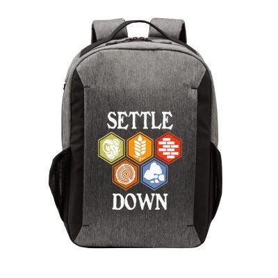 Settle Down Funny Tabletop Game Night Board Gaming Vector Backpack
