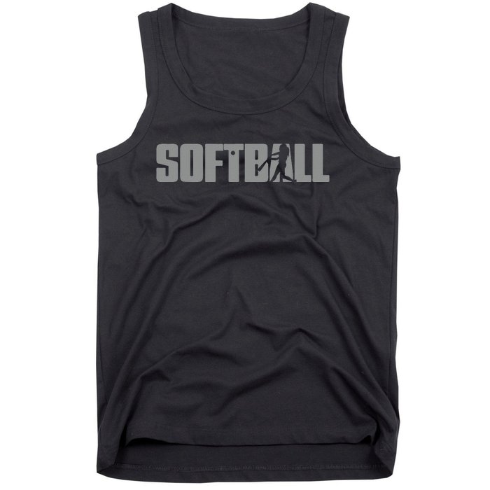 Softball Design for  Who Love Softball Tank Top