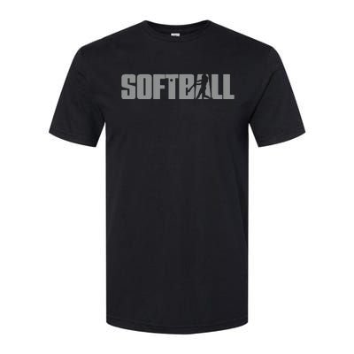 Softball Design for  Who Love Softball Softstyle® CVC T-Shirt