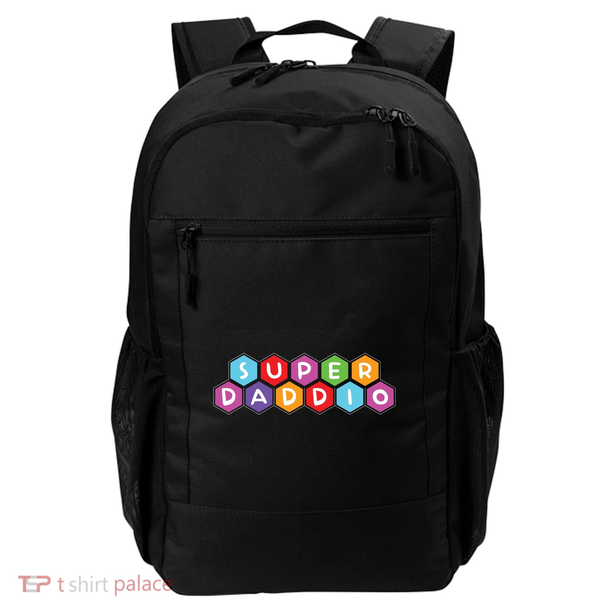 Super Daddio Funny Dad Gift Backpack