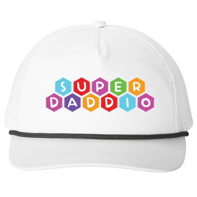 Super Daddio Funny Dad Gift Snapback Five-Panel Rope Hat