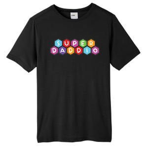 Super Daddio Funny Dad Gift Tall Fusion ChromaSoft Performance T-Shirt