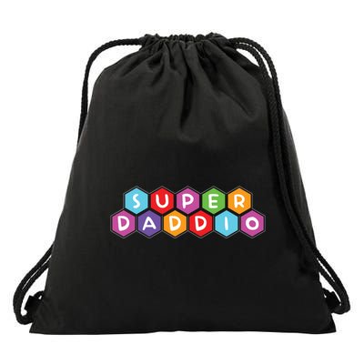 Super Daddio Funny Dad Gift Drawstring Bag