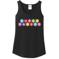 Super Daddio Funny Dad Gift Ladies Essential Tank