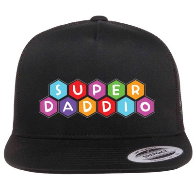 Super Daddio Funny Dad Gift Flatbill Hat