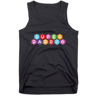 Super Daddio Funny Dad Gift Tank Top