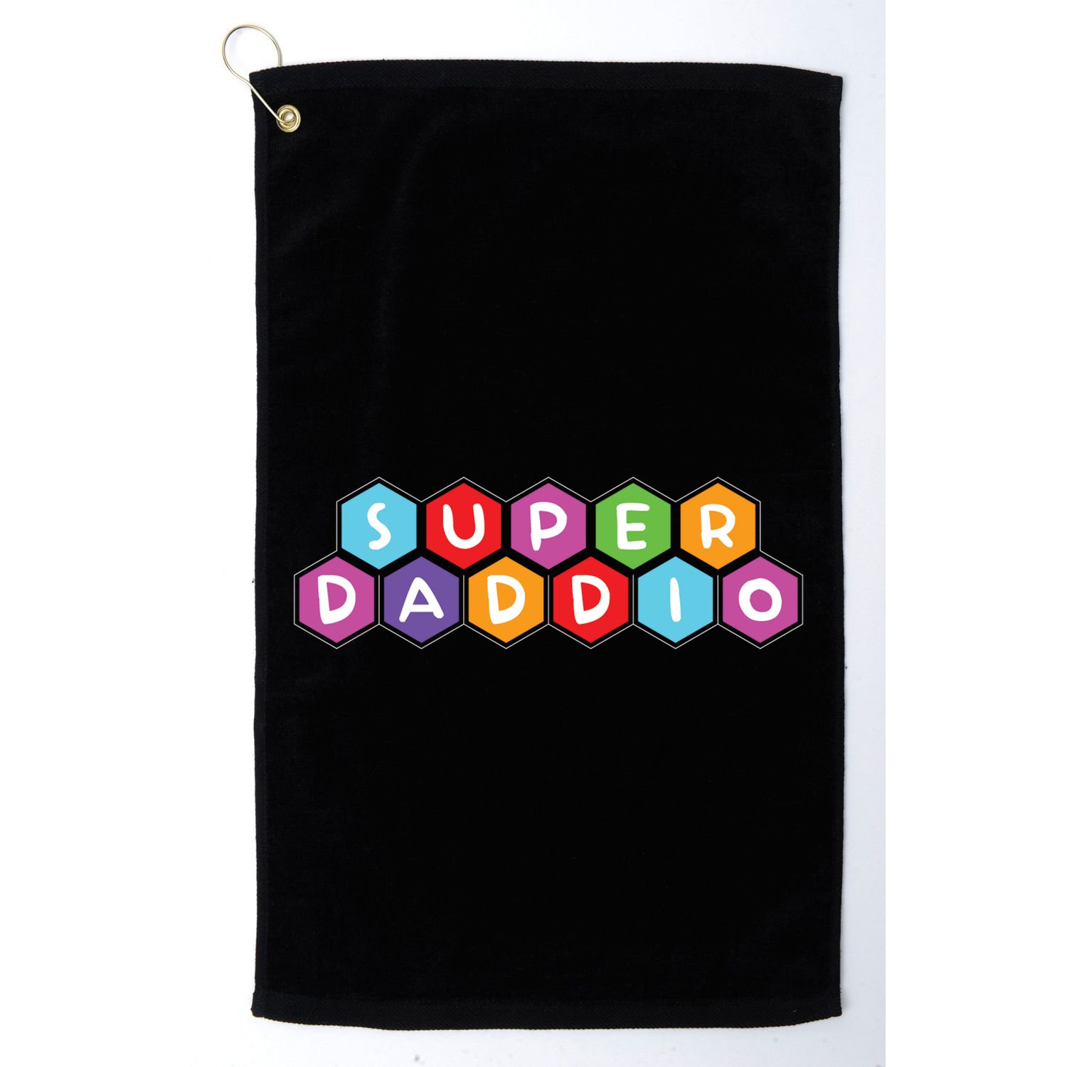 Super Daddio Funny Dad Gift Golf Towel