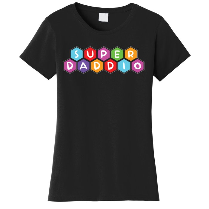 Super Daddio Funny Dad Gift Women's T-Shirt