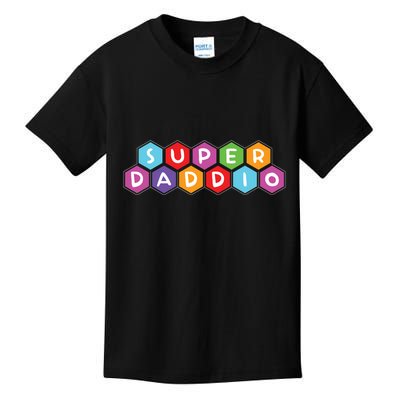 Super Daddio Funny Dad Gift Kids T-Shirt