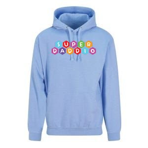 Super Daddio Funny Dad Gift Unisex Surf Hoodie