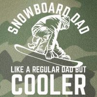 Snowboard Dad Father And Son Matching Legacy Tie Dye Trucker Hat