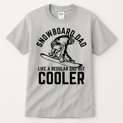 Snowboard Dad Father And Son Matching Tall T-Shirt