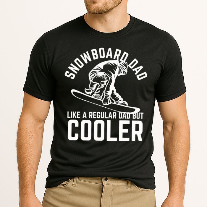 Snowboard Dad Father And Son Matching Performance Shirt