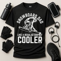 Snowboard Dad Father And Son Matching Performance Shirt