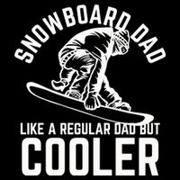 Snowboard Dad Father And Son Matching Performance Shirt