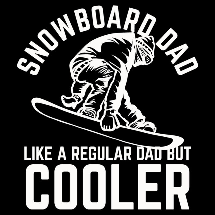 Snowboard Dad Father And Son Matching Performance Shirt