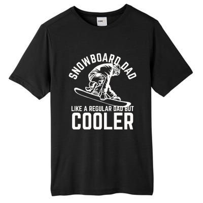 Snowboard Dad Father And Son Matching Tall Fusion ChromaSoft Performance T-Shirt