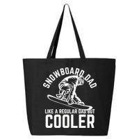 Snowboard Dad Father And Son Matching 25L Jumbo Tote