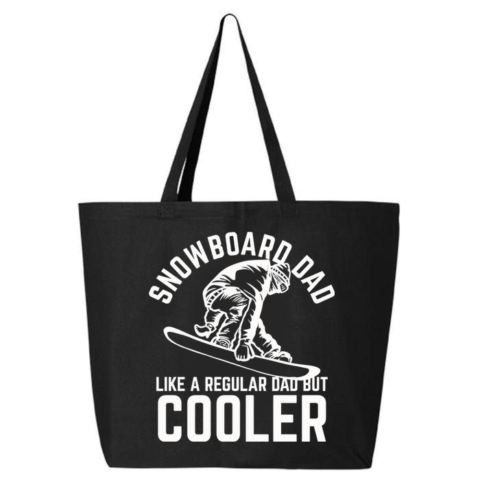 Snowboard Dad Father And Son Matching 25L Jumbo Tote