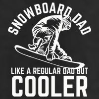 Snowboard Dad Father And Son Matching 25L Jumbo Tote