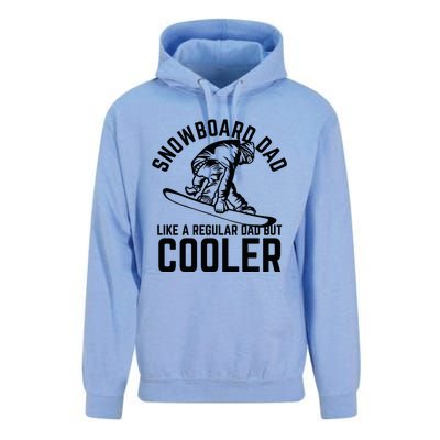 Snowboard Dad Father And Son Matching Unisex Surf Hoodie