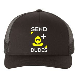 Send Dudes Funny Gamer Meme Yupoong Adult 5-Panel Trucker Hat