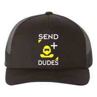 Send Dudes Funny Gamer Meme Yupoong Adult 5-Panel Trucker Hat