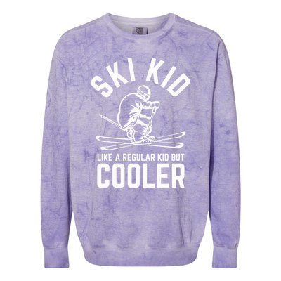 Snowboard Dad Father And Son Matching Colorblast Crewneck Sweatshirt