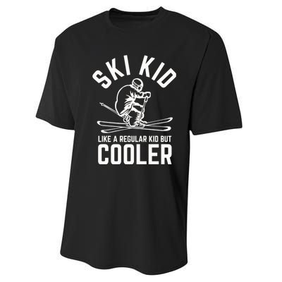 Snowboard Dad Father And Son Matching Performance Sprint T-Shirt