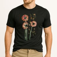 Spring Dandelion Floral Art Cooling Performance Crew T-Shirt