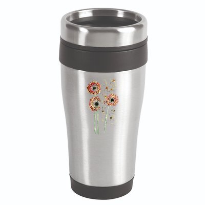 Spring Dandelion Floral Art 16oz Travel Tumbler