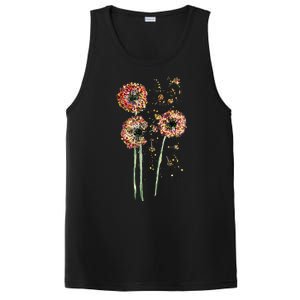 Spring Dandelion Floral Art PosiCharge Competitor Tank