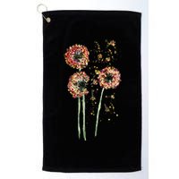 Spring Dandelion Floral Art Golf Towel