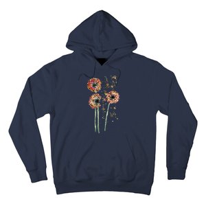 Spring Dandelion Floral Art Hoodie