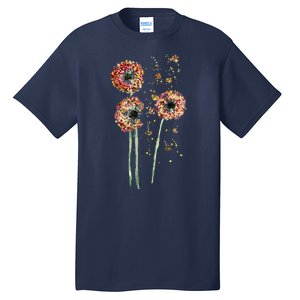 Spring Dandelion Floral Art Tall T-Shirt