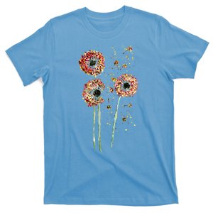 Spring Dandelion Floral Art T-Shirt